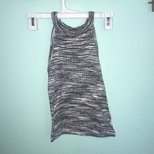 High neck body con top
